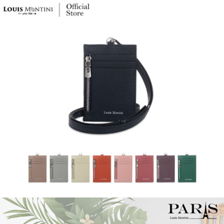 Louis Montini (Paris) กระเป๋าใส่บัตรคล้องคอ Nametag Wallet กระเป๋าใส่นามบัตร WK24