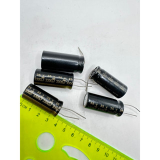 ตัวเก็บประจุ 3300uf 35V 3300uf 25v 3300ไมโคร ขา capacitor ราคาต่อตัว