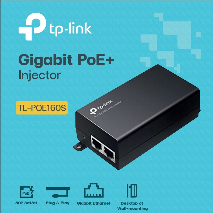 TP-LINK TL-POE160S PoE+ Injector