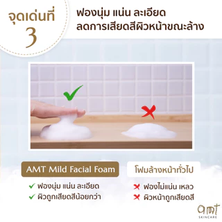 AMT Purifying & Moisturizing Mild Facial Foam - โฟมล้างหน้า ฟองนุ่ม อ่อนโยน ล้างหน้าสะอาดหมดจด
