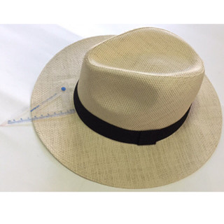 Unisex panama hat หมวกปานามา  สวยไฮโซผู้ดี Everyday Look เรียบ หรู ดูดี วัสดุเกรดดี ของตรงปกเพราะถ่ายเอง(พร้อมส่ง)