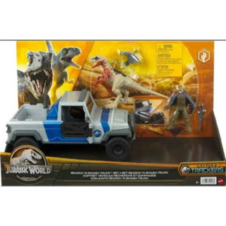 Jurassic World Dino Trackers Search n Smash Truck Set  รุ่น HKY13