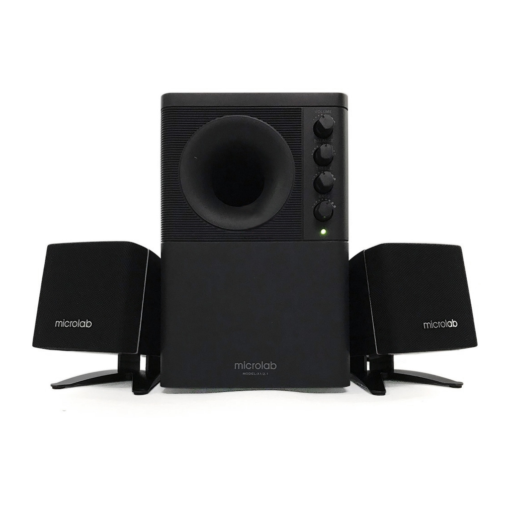 Microlab X1 Speaker ระบบเสียง 2.1 CH (Subwoofer + Satellite) ของแท้ 100% ราคา ถูกที่สุด ดีลบีเคเค แกลเลอรีภาพที่ 3