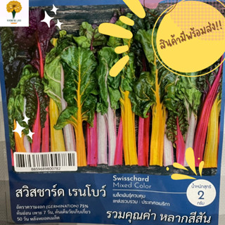 เมล็ด สวิสชาร์ด เรนโบว์ ( Swisschard Mixed Color )