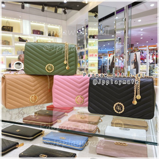 LYN กระเป๋าสะพายข้าง รุ่น Sesia M Crossbody Bag :  LL23CBF079 ชอปแท้ 100% พร้อมถุงผ้า และถุงกระดาษ