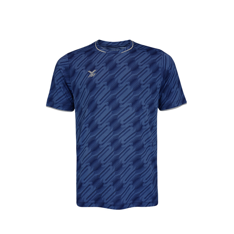 [S-5XL] FBT เสื้อฟุตบอล ทอลาย เสื้อกีฬา คอกลมแขนสั้น ใส่ออกกำลังกาย เล่นฟุตบอล เล่นกีฬา รหัส B2A215