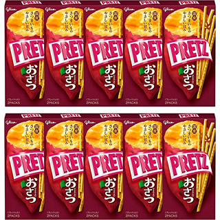 Ezaki Glico Pretz Osatsu 62g x 10 Snacks Appetizers Pretzels [ส่งตรงจากญี่ปุ่น]