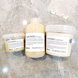 Davines Nounou Shampoo /Conditioner /Hair Mask ​250ml แชมพู ครีมนวด มาส์ก สำหรับผมเสียและทำเคมีซ้ำซ้อน