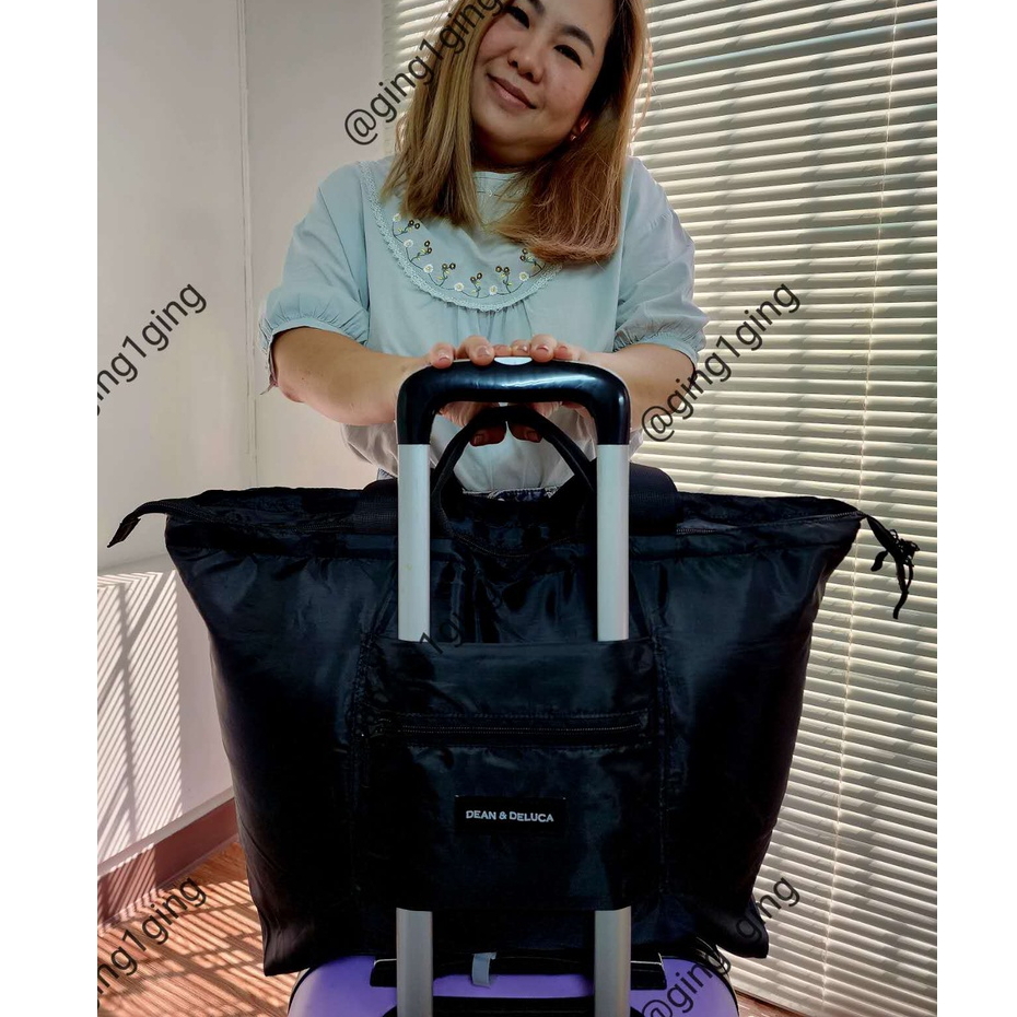 (ส่งฟรีEMS พร้อมส่งในไทย) DEAN&DELUCA กระเป๋าเดินทางผ้าร่ม พับเก็บได้ น้ำหนักเบามาก (ของแท้) - รูปที่ 2