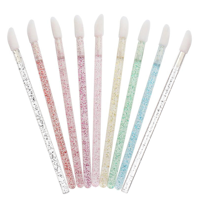 แปรงถูสีคิ้ว ทาลิป ลิฟติ้ง ใช้แล้วทิ้ง ชุด 50 ชิ้น มี 8 สี อุปกรณ์ต่อขนตา
