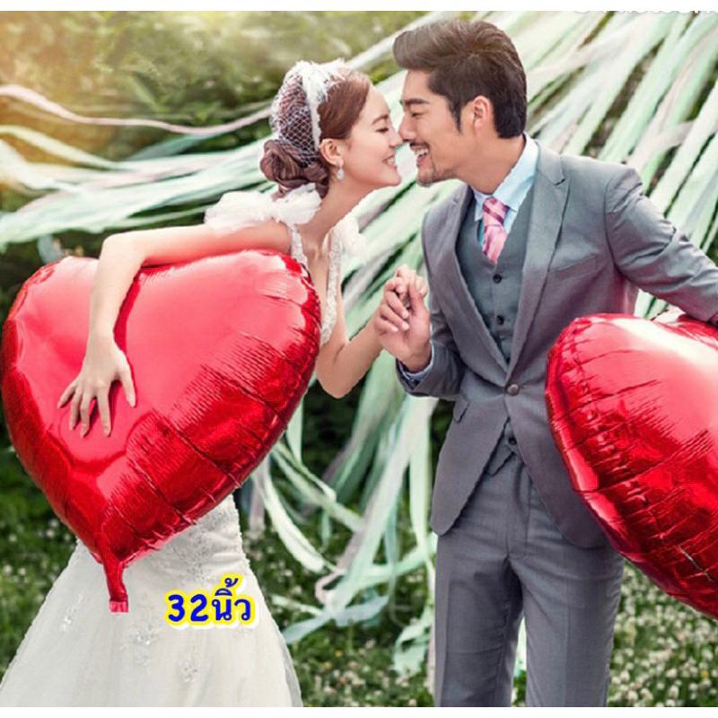 ลูกโป่งฟอยล์ดาวหัวใจ24นิ้ว30นิ้ว32นิ้ว36นิ้ว40นิ้ว - รูปที่ 2