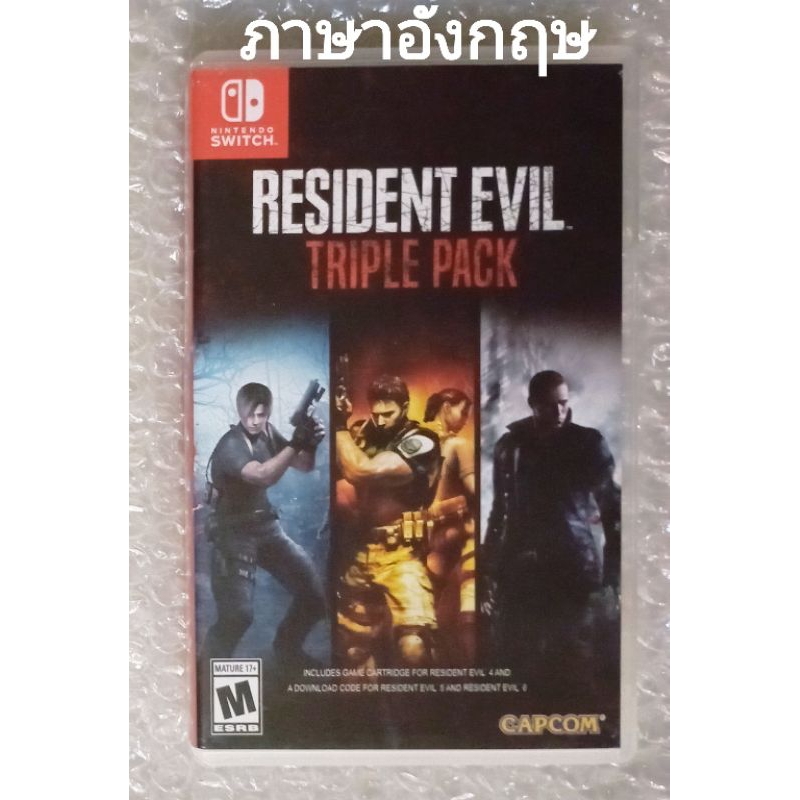 RESIDENT EVIL 4 ภาษาอังกฤษ ENGLISH NINTENDO SWITCH HORROR ZOMBIE ผี RESIDENTEVIL RE4 BIOHAZARD EVIL4