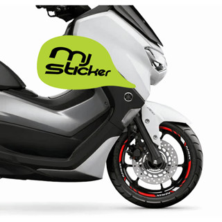 สติ๊กเกอร์ขอบล้อมอเตอร์ไซค์ Yamaha Nmax 155  สะท้อนแสง 3M