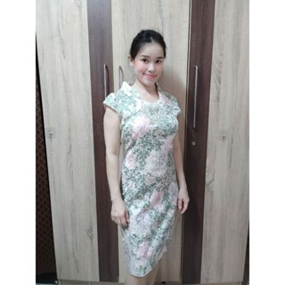used L เดรสกี่เพ้าเขียว