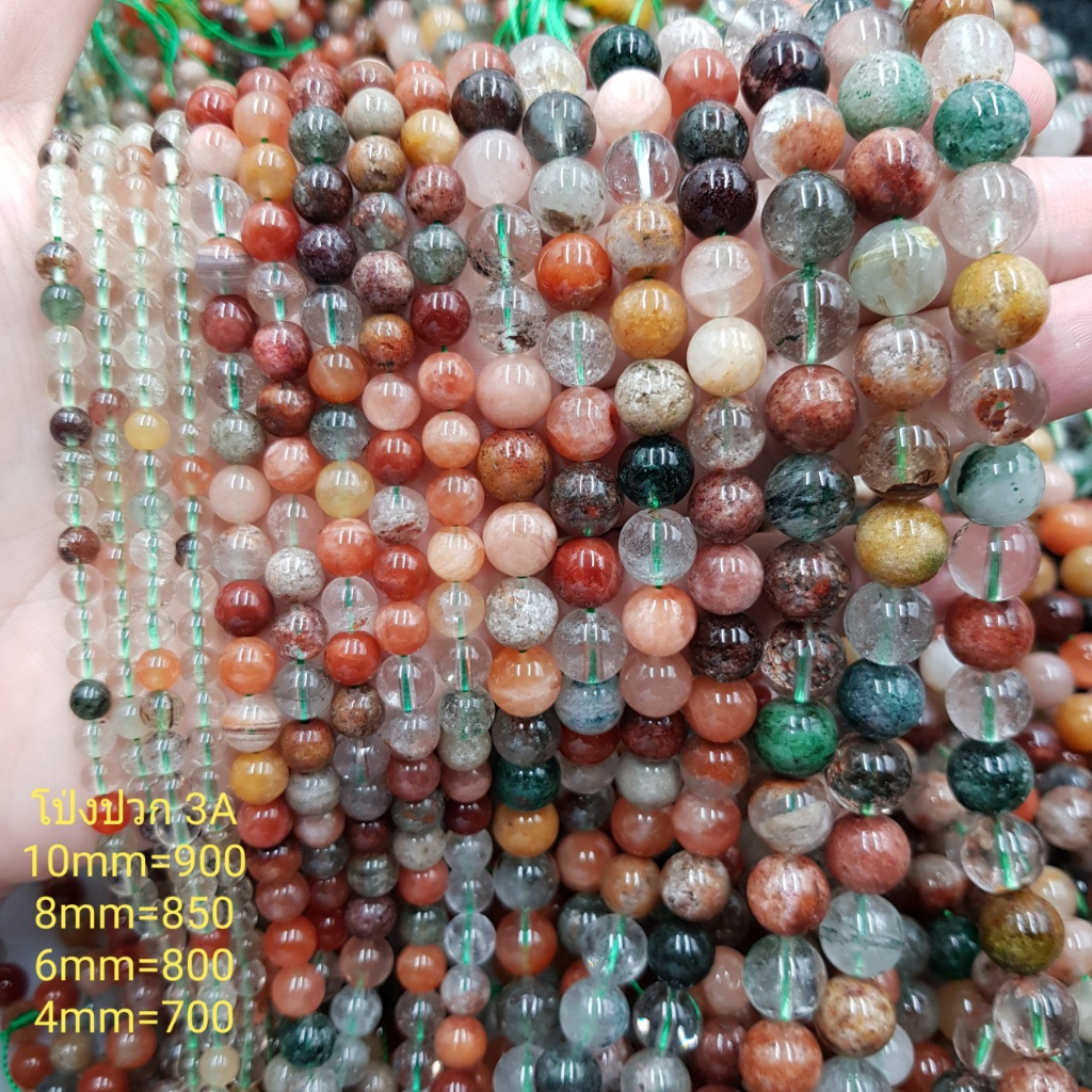 โป่งขาม โป่งปวก หินแท้ธรรมชาติหินเส้นยาวขายส่งความยาวประมาณ38cmนำไปร้อยได้2วงข้อมือหินนำเข้าโดยตรงราคาส่ง