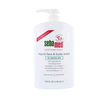 (พร้อมส่ง)*New*sebamed liquid face &amp; body wash 1 ลิตร