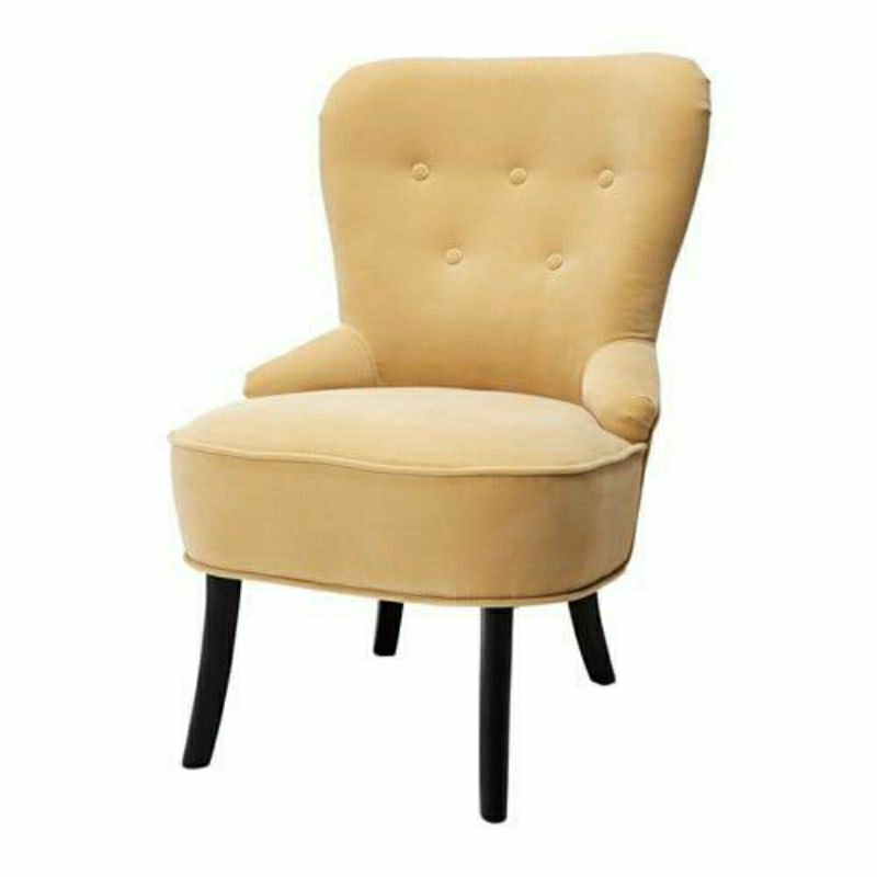 🧺 เก้าอี้ IKEA เก้าอี้โต๊ะเครื่องแป้ง REMSTA เร็มสตา อาร์มแชร์, ผ้ากำมะหยี่ Premium