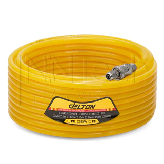 DELTON สายลม PE สายลมสำเร็จรูป อย่างดี ขนาด 8x5 มม. ความยาว 6 / 9 / 12 / 15 เมตร Polyethylene Tube สายต่อปั๊มลม