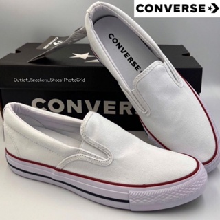 รองเท้า Converse All Star Double Gore Slip White Unisex ส่งฟรี