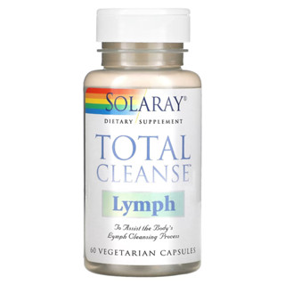 ทำความสะอาดขับน้ำเหลืองเสีย Total Cleanse Lymph  60 Vegetarian Capsules ,Solaray