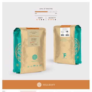 Hillkoff : เมล็ดกาแฟคั่ว อาราบิก้า คั่วกลาง ฮิลล์คอฟฟ์ (Italian)Arabica 100% ขนาด 500 g กาแฟ อราบิก้า เมล็ดกาแฟ เม็ดกาแฟ