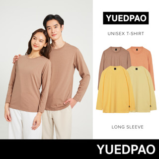 Yuedpao No.1ผ้านุ่ม ไม่ย้วย ไม่หด ไม่ต้องรีด Ultrasoft Non-Iron เสื้อยืดเปล่า เสื้อยืดสีพื้น เสื้อยืดแขนยาว butter honey