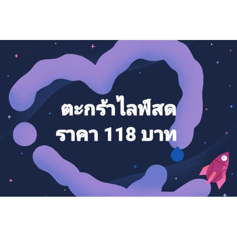 ตะกร้าไลฟ์สด ราคา 118 บาท