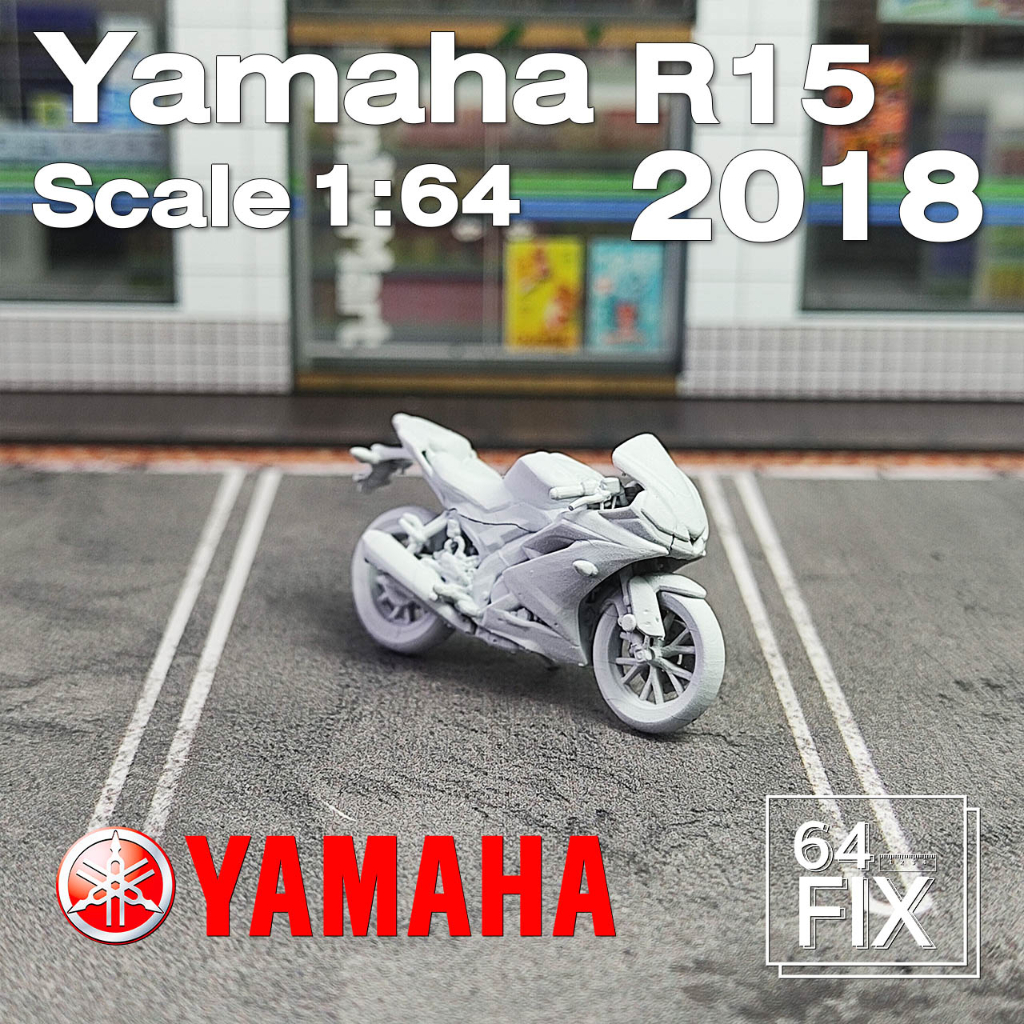 โมเดล Yamaha R15 2018 ขนาด 1:64 รูปที่ 2