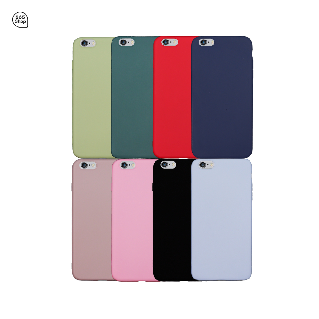 เคส สำหรับ iPhone 6 Plus iPhone 6s Plus เคสซิลิโคนนิ่ม สีพาสเทล TPU บาง