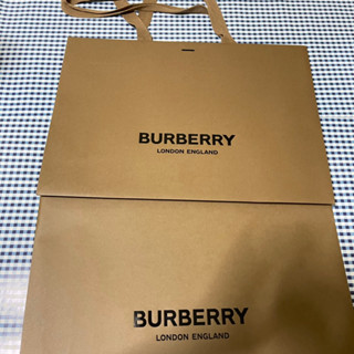 burberry ถุงกระดาษแบรนด์เนม