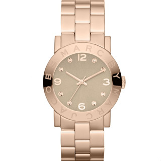 Marc by Marc Jacobs Rose Dial Stainless Steel Quartz Womens Watch MBM3221