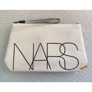 พร้อมส่ง กระเป๋า Nars Complexion Pouch สีขาวครีม กระเป๋าใส่เครื่องสำอาง