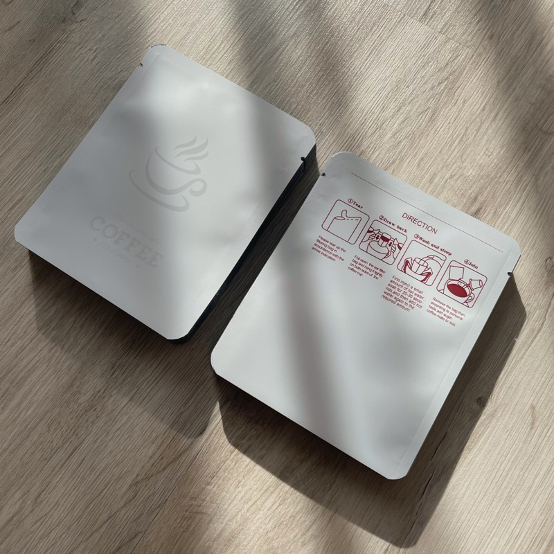 (100ใบ)ถุงใส่กาแฟดริป ซองใส่กาแฟดริป กระดาษคราฟท์ อลูมิเนียมฟอยล์ เฉพาะซองนอก - รูปที่ 5