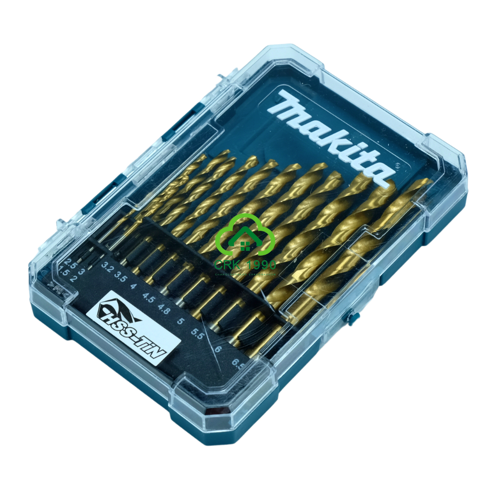 MAKITA D-72908 D-72855 ดอกสว่าน ชุดดอกสว่านเจาะเหล็ก HSS-TIN 13 ดอก ของแท้ 100% (หุนและมิล) - รูปที่ 7