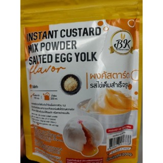 INSTANT CUSTARD MIX Powder SALTED EGG YOLK Flavour 200g