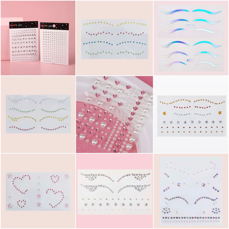 จากไทยพร้อมส่ง เพชรติดตาเพชรติดหน้า อายไลน์เนอร์โฮโลแกรม