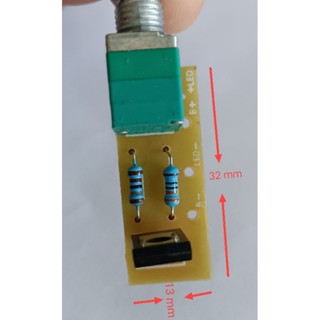 วงจรไฟคาดหัวปรับสว่างและหรีได้ อะไหล่ไฟฉายส่งจากไทย วงจรไฟส่องกบDIY 100w. เป็นวงจรทดแทน