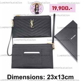 👜: New!! YSL Large Bill Pouch 636313‼️ก่อนกดสั่งรบกวนทักมาเช็คสต๊อคก่อนนะคะ‼️