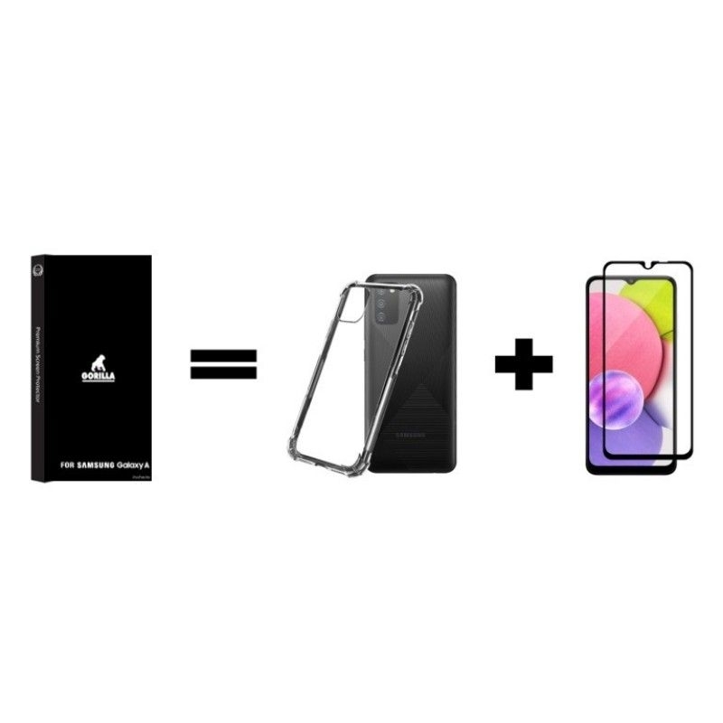 Gorillaเคส Samsung A12 M12 เคสใส พร้อมฟิล์มกันรอย