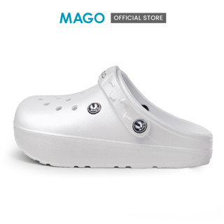 MAGO FOOTWEAR " BAMBO " ( ขาวมุก ) รองเท้าสุขภาพ