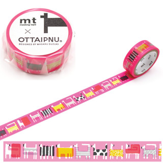 mt masking tape walk (MTOTTA08) / เทปตกแต่งวาชิ รุ่น Foil stamping ลาย walk แบรนด์ KAMOI mt masking tape ประเทศญี่ปุ่น