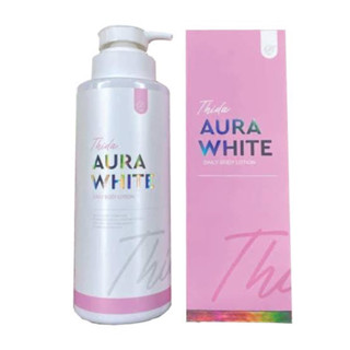 ออร่าไวท์ แพคเกจใหม่ ขวดใหญ่ 400 ml. 😳สูตรเดิม100% ของแท้แน่นอน🧴THIDA Aura white(มีของพร้อมส่ง)