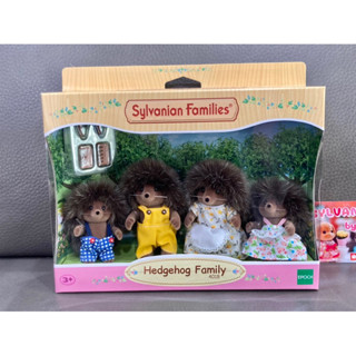 Sylvanian Hedgehog Family มือ 1 พร้อมหวี หวี ครอบครัว เม่น ครอบครัวเม่น ตุ๊กตา ครอบครัวตุ๊กตา ซิลวาเนียน