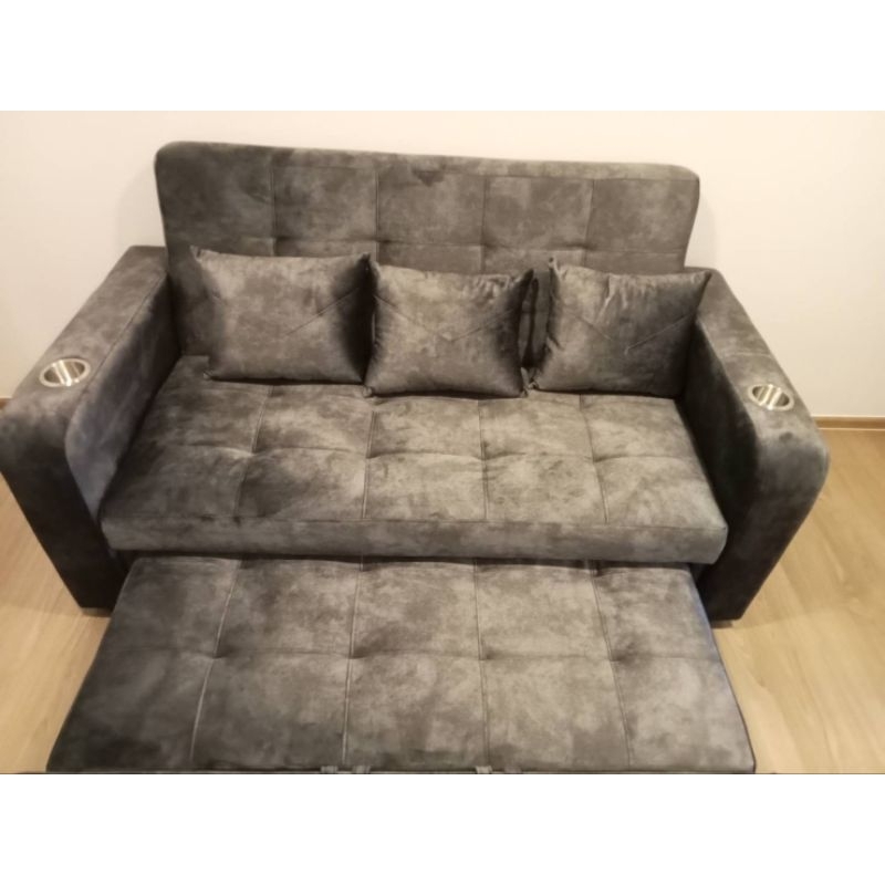 โซฟาเบดปรับนอน มีให้เลือกทั้งเเบบผ้าเเละหนัง PU( ต่างจังหวัดมีค่าส่ง)สอบถามก่อนนะคะ - รูปที่ 4