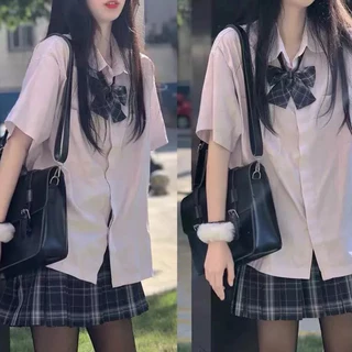 โบว์ หูกระต่าย ผู้หญิง Feminine Plaid Bowtie Casual Bow tie For Women Uniform Collar Butterf Bowknot Adult Check Bow Tie