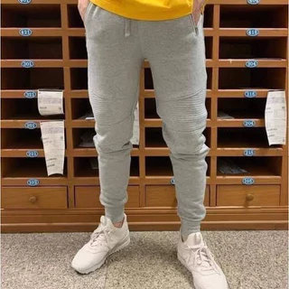 ⚡️F08⚡️กางเกงขายาวBiker[มีซิป] Jogger pants S-5XL