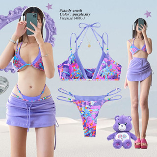 ICEBLINK -Candy crush🍬 Bikini ลูกปัด candy [พร้อมส่ง]