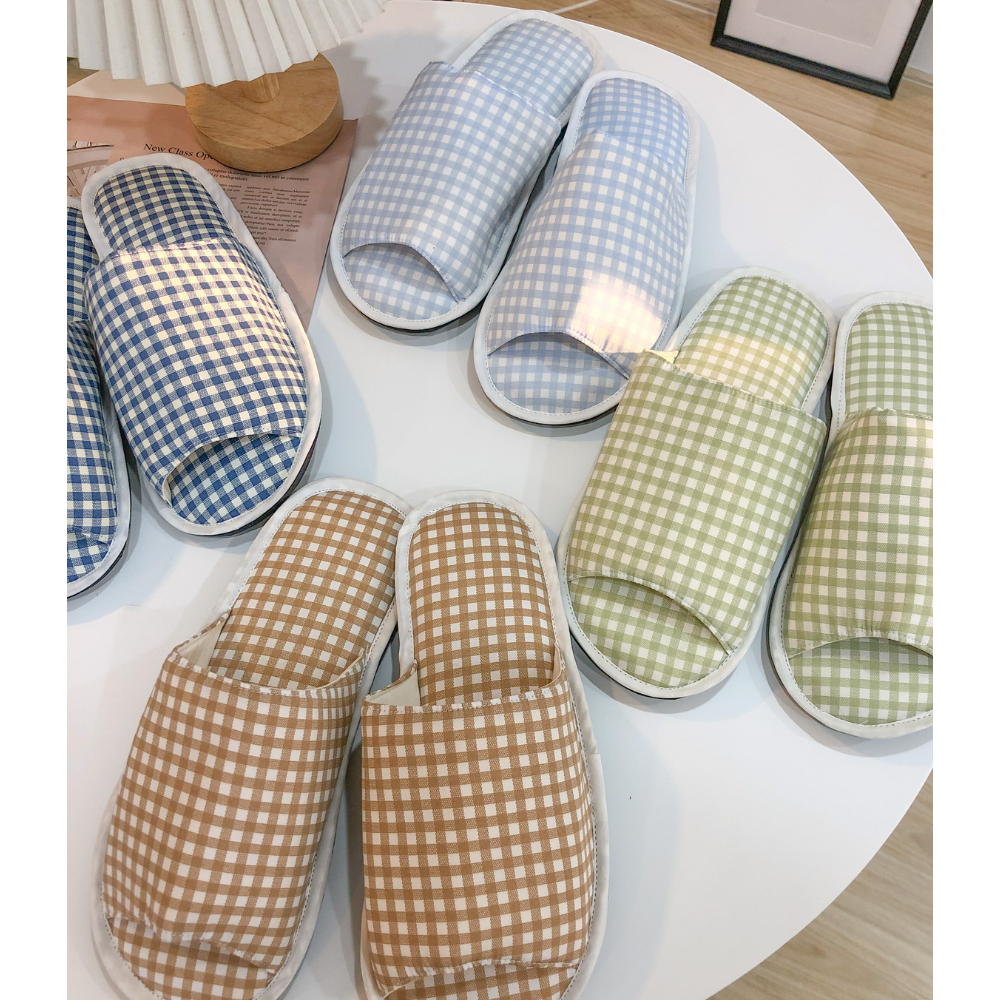 รองเท้าใส่ในบ้าน รองเท้าใส่ในออฟฟิศ จากผ้าcotton นุ่มสบาย ทรงสวย สลิปเปอร์ Slipper