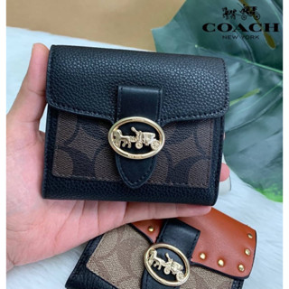 COACH GEORGIE SMALL WALLET IN SIGNATURE  (7250)