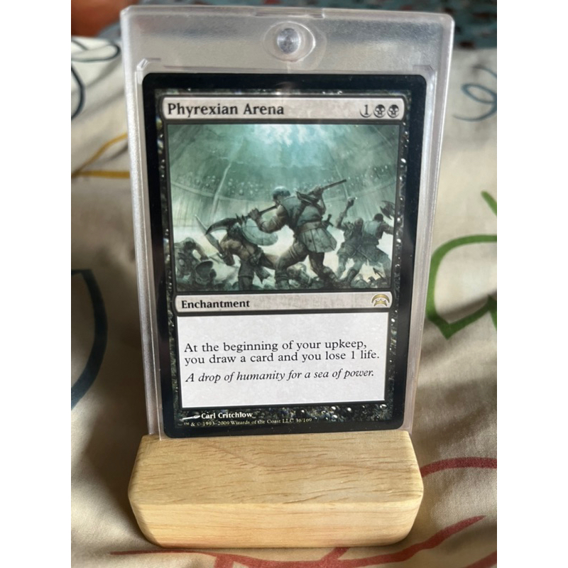 การ์ด MTG Phyrexian Arena Black Magic the gathering EDH รุ่น planechase สภาพ Ex